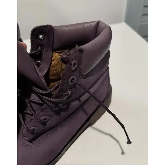 Purple Timberland Boots – Men’s 7 / Women’s 9–9.5 (Big Kids 7) – Fast Shipping! - Picture 4 of 9
